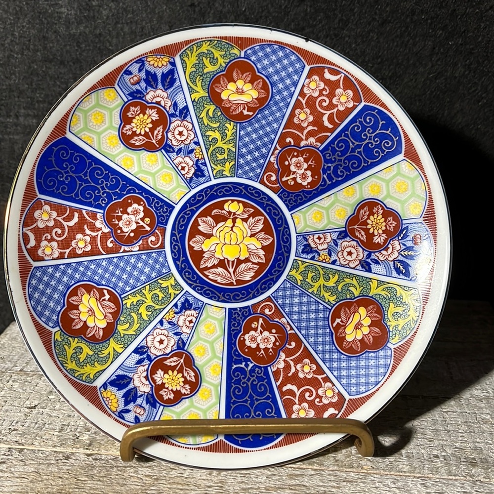 Vintage Porcelain Imary Decorative Plate Japan